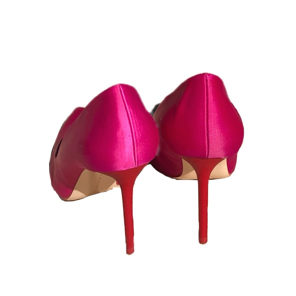 Zara pointed toe high heel fuchsia pumps, 39 US 8 - Picture 3 of 4